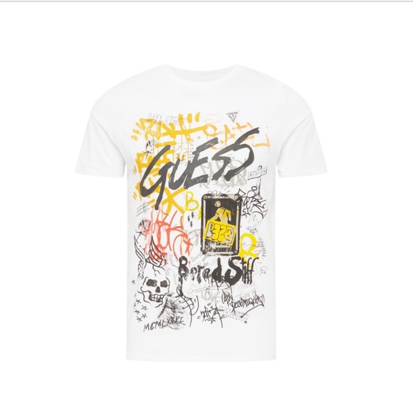 GUESS DTLA Graffiti Jimmy Jazz T-Shirt - Picture 3 of 5